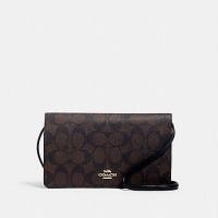 ราคา #COACH ANNA FOLDOVER CROSSBODY CLUTCH IN SIGNATURE CANVAS (COACH #3036) งานแท้% งานหิ้วจาก Shop & Outlet USA (11666577560)