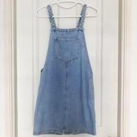 ราคา เอี๊ยมกระโปรงยีนส์ Topshop แท้ (1651377339)