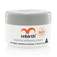 ราคา ❤️พร้อมส่ง✨ครีมรีเบิร์ท พลาเซนต้า ไวท์เทนนิ่ง Rebirth Placenta Whitening Cream with Wakamine, Collagen & Sunscreen 100ml (3844153640)