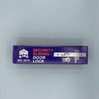 ราคา อุปกรณ์กุญแจบานเลื่อน กุญแจบานเลื่อน ล็อค ประตูบานเลื่อน ยี่ห้อ KING (15522247294)