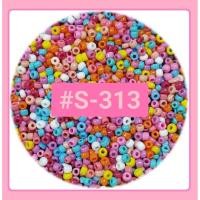 ราคา ลูกปัดเม็ดทราย สีผสม 3 mm. (8/0) 50 กรัม (10520580709)