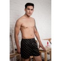 ราคา กางเกงบ๊อกเซอร์ชาย Siamboxers ลายสมอเรือ พื้นดำ (344256576)