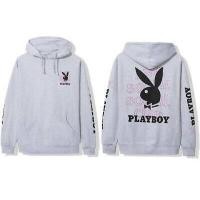 ราคา PLAYBOY X ASSC PINK LOGO GREY HOODIE (7180462431)