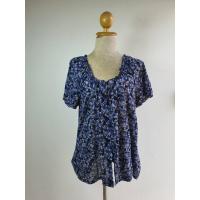 ราคา FF03849 เสื้อผ้ามือสอง สีน้ำเงินเทาดำ แบรนด์ reitmans อก 40-44 นิ้ว (18383888255)