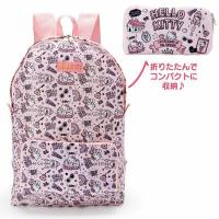 ราคา กระเป๋าเป้คิตตี้ Hello Kitty พับเก็บได้ ขนาด 45 cm ของแท้จาก Sanrio (ลิขสิทธิ์แท้จากญี่ปุ่น) (2270419571)
