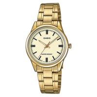 ราคา Casio นาฬิกาข้อมือ สายสแตนเลส รุ่น LTP-V005G-9AUDF-Gold (176393369)
