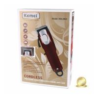 ราคา [ส่งฟรี]Kemei ปัตตาเลี่ยนไร้สาย เครื่องมือตัดผม KM-2600 สีแดง (2103684432)