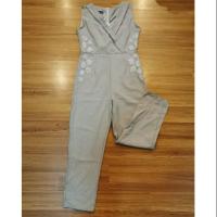 ราคา ชุดจั๊มสูท กางเกงขายาว สีเทาอ่อน เรียบหรู ใส่ออกงาน มือ1 (6325997138)