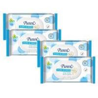 ราคา ทิชชู่เปียก Baby Wipes เพียวรีน Pureen แพ็ค 4 ห่อ (7904204128)