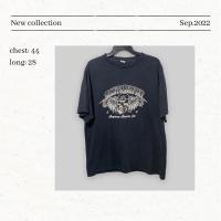 ราคา เสื้อยืดวินเทจสีดำเฟด Size L (18851888590)