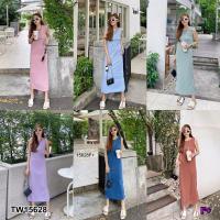 ราคา ชุดเที่ยวทะเล ชุดไปทะเล ชุดเดรสยาว ชุดกระโปรงยาว เดรสไปทะเล เดรสใส่เที่ยว (12015463423)