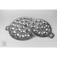 ราคา กระทะพิมพ์ขนมครก อลูมิเนียม ตราศรคู่ ขนาด 13/28 หลุม เบ้าขนมครก (6313765828)