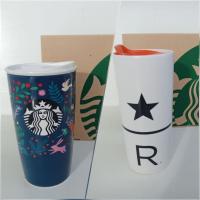 ราคา แก้ว starbucks ของแท้ แก้วน้ำสตาร์บัค เซรามิกพร้อมฝาปิด (13416976316)