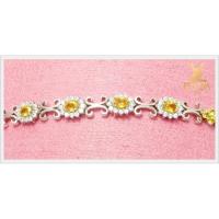 ราคา สร้อยข้อมือบุษราคัมแท้ เงินแท้ ชุบทองคำขาว (6478075616)
