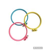 ราคา สะดึงไนล่อนสำหรับปัก4นิ้ว สะดึงปักผ้า สะดึงพลาสติก แพ็ค3ชิ้น (22571154437)