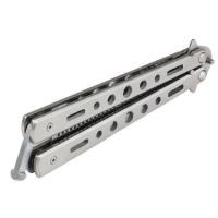 ราคา iremax BF16 Balisong มีดบาลิซอง มีดควง มีดซ้อม มีดผีเสื้อ ปลายหวี สีเงิน. (6981480681)