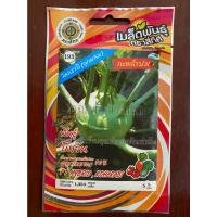 ราคา เมล็ดกะหล่ำปม 10 แถม 1 กะหล่ำปม พันธุ์ บิ๊กวัน ลูกผสม กะหล่ำ kohlrabi เมล็ดพันธุ์ผัก (21303441124)