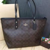 ราคา Coach Tote Zip สีน้ำตาลเข้ม (1255762013)