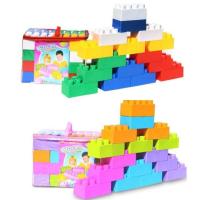 ราคา พร้อมส่ง ตัวต่อบล๊อคใหญ่ สีหวาน 16 ชิ้น ตัวต่อบล็อคขนาดใหญ่จัมโบ้ตัวต่อบล็อคใหญ่ เลโก้ยักษ์ (7832639756)