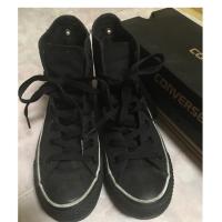 ราคา รองเท้าผ้าใบ converse หุ้มข้อสีดำ สภาพ 90% ส่งต่อ พร้อมกล่อง (1384106394)