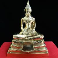 ราคา หลวงพ่อโสธร เนื้อทองเหลืองขัดเงา หน้าตัก 5 นิ้ว สูง 22 ซม. (ฟรีของแถม) (13921912572)