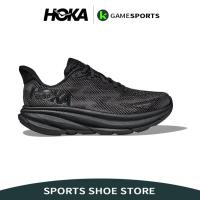 ราคา รองเท้าวิ่ง Hoka Clifton 9 สีดำทั้งหมด กันกระแทก/น้ำหนักเบา/ระบายอากาศได้ วิ่งระยะไกล รองเท้าวิ่งชาย รองเท้าวิ่งหญิง (22780029130)