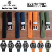 ราคา สายนาฬิกา รุ่น Crafter Blue CB13 for Seiko MM200 & Mini Turtle & Seiko Prospex GMT (5666925971)