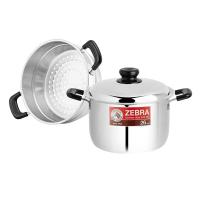 ราคา ชุดหม้อนึ่งสแตนเลส ขนาด 26 ซม. ตราหัวม้าลาย (9664469992)