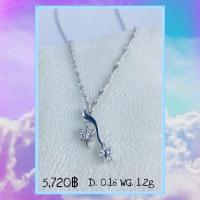 ราคา สร้อยคอ ทอง18k อิตาลีแท้ เพชรแท้ เบลเยี่ยมคัท (8476461268)