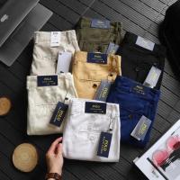 ราคา Brand Polo Ralph Laurenผ้าลินินกางเกงขาสั้น สำหรับผู้ใหญ่และเด็กโต (18400257916)