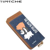 ราคา ☜We Bare Bears กระเป๋าสตางค์การ์ตูนนักเรียน ใบยาว สั้น ผ้าแคนวาส หมีน่ารัก ที่ใส่บัตรเหรียญแบบพับได้อเนกประสงค์ (22168285541)