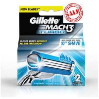 ราคา Gillette Mach3 Turbo ใบมีดสำหรับที่โกนหนวด บรรจุ 2 ชิ้น (1524452330)