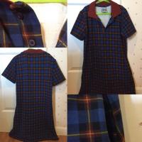 ราคา ส่งต่อ เดรสแขนสั้นลายสก็อต (ทองย้อย) (14053570)