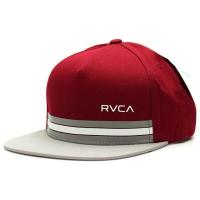 ราคา RVCA Barlow Twill Snapback Hat Red (22473476223)
