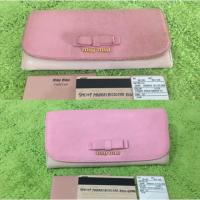ราคา Miumiu 2 พับ มือสองแท้ % (2821884803)
