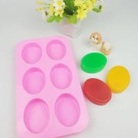 ราคา แม่พิมพ์ซิลิโคน พิมพ์สบู่ พิมพ์วุ้น รูปวงรี 6 ช่อง น้ำหนักสบู่ : 100 กรัม. (18591311296)