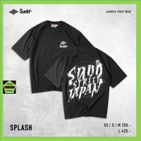 ราคา Sudd เสื้อคอกลม ชาย ทรง oversize รุ่น Splash สีทอปดำ (5419967895)
