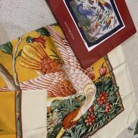 ราคา ferragamo silk scarf ผ้าพันคอ (5651262612)