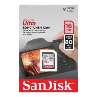 ราคา Sandisk SD 16GB Ultra Class10 ความเร็ว 80MB/s รับประกัน 10 ปี รุ่น SDSDUNC_016G_GN6IN (2594150259)