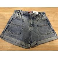 ราคา มือ 1 กางเกงยีนส์ขาสั้น ป้าย My Style มือ 1 Size M เอว 28” สะโพก 38” ความยาวเป้า 12.5” ความยาวกางเกง 13” (9469933392)