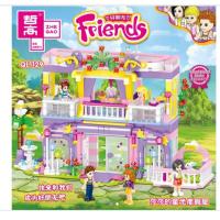 ราคา firstbuy_ตัวต่อเลโก้จีน QL 1129 ชุด Friends บ้านชมพู 2 ชั้น พร้อมตัวละคร สัตว์เลี้ยง จำนวน 665 ชิ้น ตัวต่อเพลิดเพลิน (6827777117)