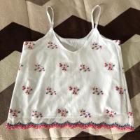 ราคา สายเดี่ยวปักดอกไม้ 3D (4032385838)