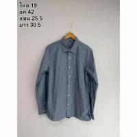 ราคา เสื้อเชิ้ต Muji มือสอง (20641492262)