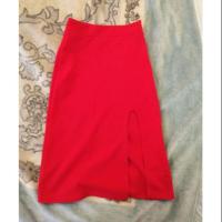 ราคา กระโปรงทรงเอ สีแดง (1029861832)