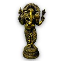 ราคา [nachariti]พระพิฆเนศปางยืนประทานพรขจัดอุปสรรค สีทองเก่า ทอง(สูง60ซม.)องค์ใหญ่มากๆ เนื้อเรซินผสมมวลสารมงคล บูชาขจัดอุปสรร (22336246907)