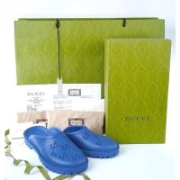 ราคา New Gucciรองเท้ากุชชี่ Men's slip on sandal size42-43 y.2022 แท้100% (18642393591)