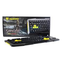 ราคา NUBWO Gaming Keyboard : สีดำ-ส้ม / สีดำ-เหลือง (967854693)