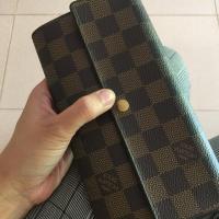 ราคา ลดวันนี้ lv ซิปการ์ด มือสอง แท้ LV sarah damier long wallet (ผ่อนได้เก็บของให้ทันที) (2471945468)