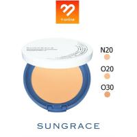 ราคา (แป้งตลับ) Sungrace ซันเกรส แป้งเค้กผสมรองพื้น Covermark SPF18PA++ 12 g. (2130542920)