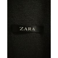 ราคา zara ผ้าพันคอ ผ้าไหมพรม สีเทาเข้ม (708388699)